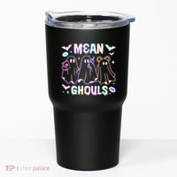 Cute Ghost Mean Ghouls Funny Halloween Costume Spooky Season Tumbler thumb 0