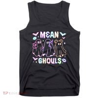 Cute Ghost Mean Ghouls Funny Halloween Costume Spooky Season Tank Top thumb 0
