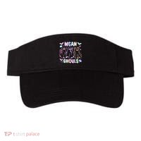 Cute Ghost Mean Ghouls Funny Halloween Costume Spooky Season Visor thumb 0