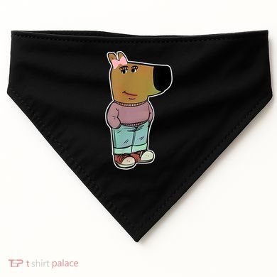 Chill Girl Meme Funny Chill Guy Meme USA-Made Doggie Bandana