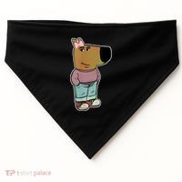 Chill Girl Meme Funny Chill Guy Meme USA-Made Doggie Bandana thumb 0