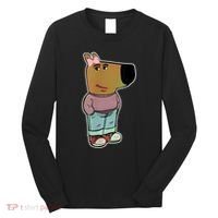 Chill Girl Meme Funny Chill Guy Meme Long Sleeve Shirt thumb 0