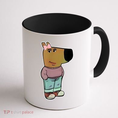 Chill Girl Meme Funny Chill Guy Meme Coffee Mug back