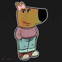 Chill Girl Meme Funny Chill Guy Meme Mousepad thumb 1