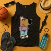 Chill Girl Meme Funny Chill Guy Meme Tank Top thumb 4