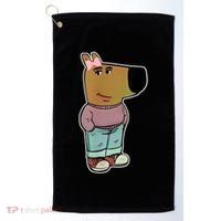 Chill Girl Meme Funny Chill Guy Meme Golf Towel thumb 0