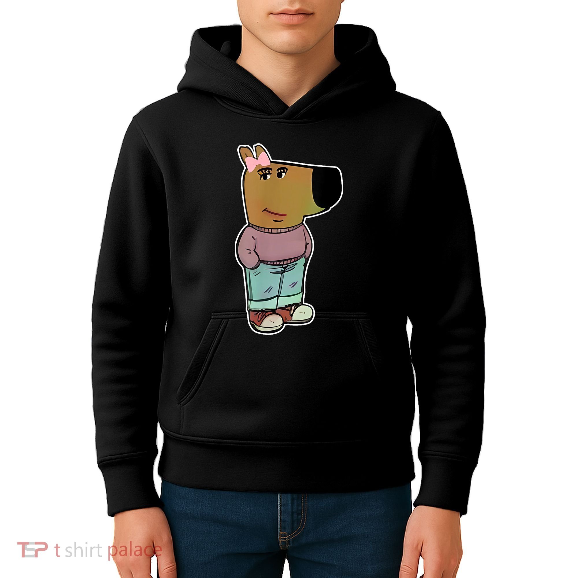 Chill Girl Meme Funny Chill Guy Meme Kids Hoodie