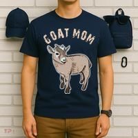 Cute Goat Mom Illustration Lovers Gifts Owner Farmer Gift T-Shirt thumb 6