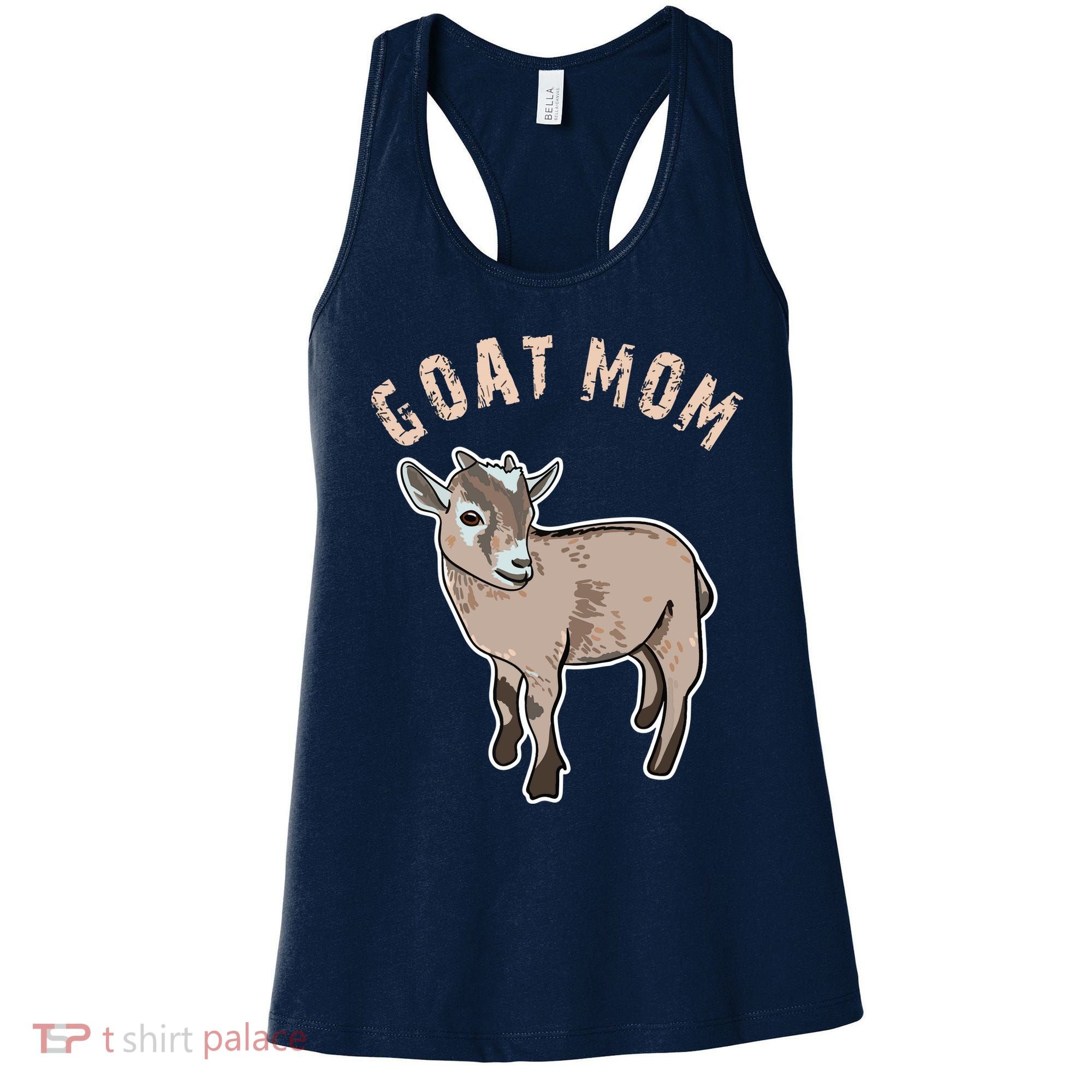 Cute Goat Mom Illustration Lovers Gifts Owner Farmer Gift Women's Tank Top