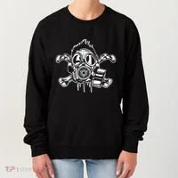 Crossbones Gas Mask Guy Women's Sweatshirt thumb 0