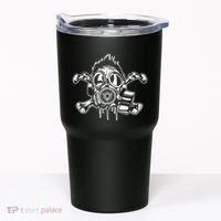 Crossbones Gas Mask Guy Tumbler thumb 0