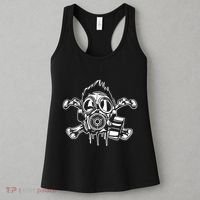 Crossbones Gas Mask Guy Women's Tank Top thumb 3