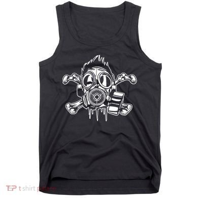 Crossbones Gas Mask Guy Tank Top
