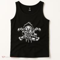 Crossbones Gas Mask Guy Tank Top thumb 2