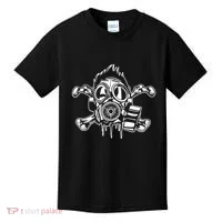 Crossbones Gas Mask Guy Kids T-Shirt thumb 0
