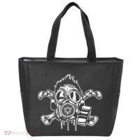 Crossbones Gas Mask Guy Tote Bag thumb 0