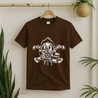 Crossbones Gas Mask Guy T-Shirt thumb 2