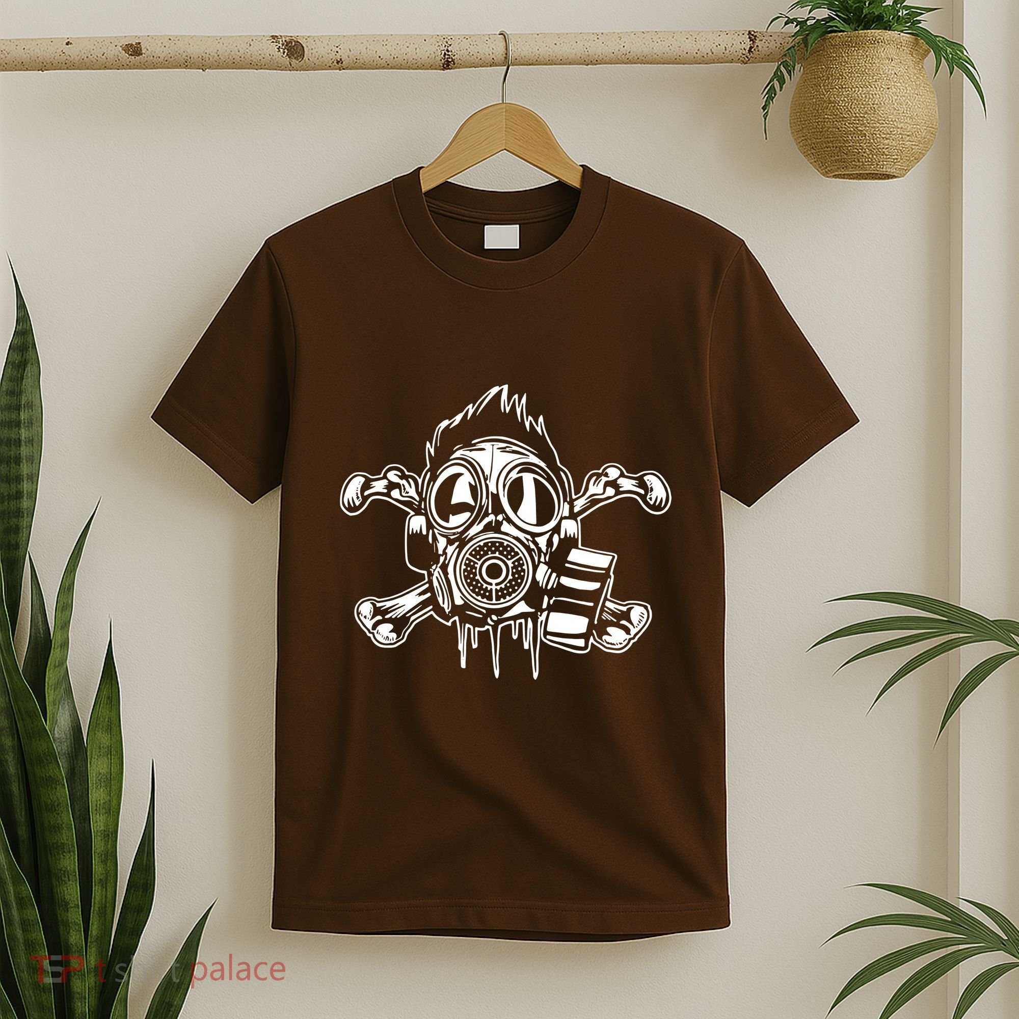 Crossbones Gas Mask Guy T-Shirt