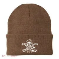 Crossbones Gas Mask Guy Beanie thumb 0