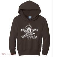 Crossbones Gas Mask Guy Kids Hoodie thumb 0