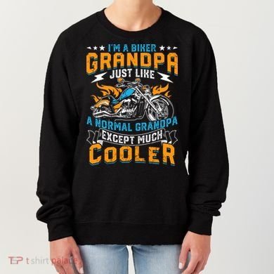 Cool Grandpa Motorcycle Gift Idea Women's Sweatshirt