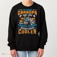 Cool Grandpa Motorcycle Gift Idea Women's Sweatshirt thumb 0
