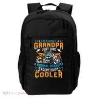 Cool Grandpa Motorcycle Gift Idea Backpack thumb 0