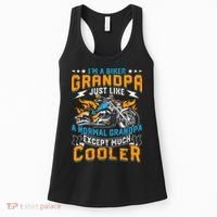 Cool Grandpa Motorcycle Gift Idea Women's Tank Top thumb 0