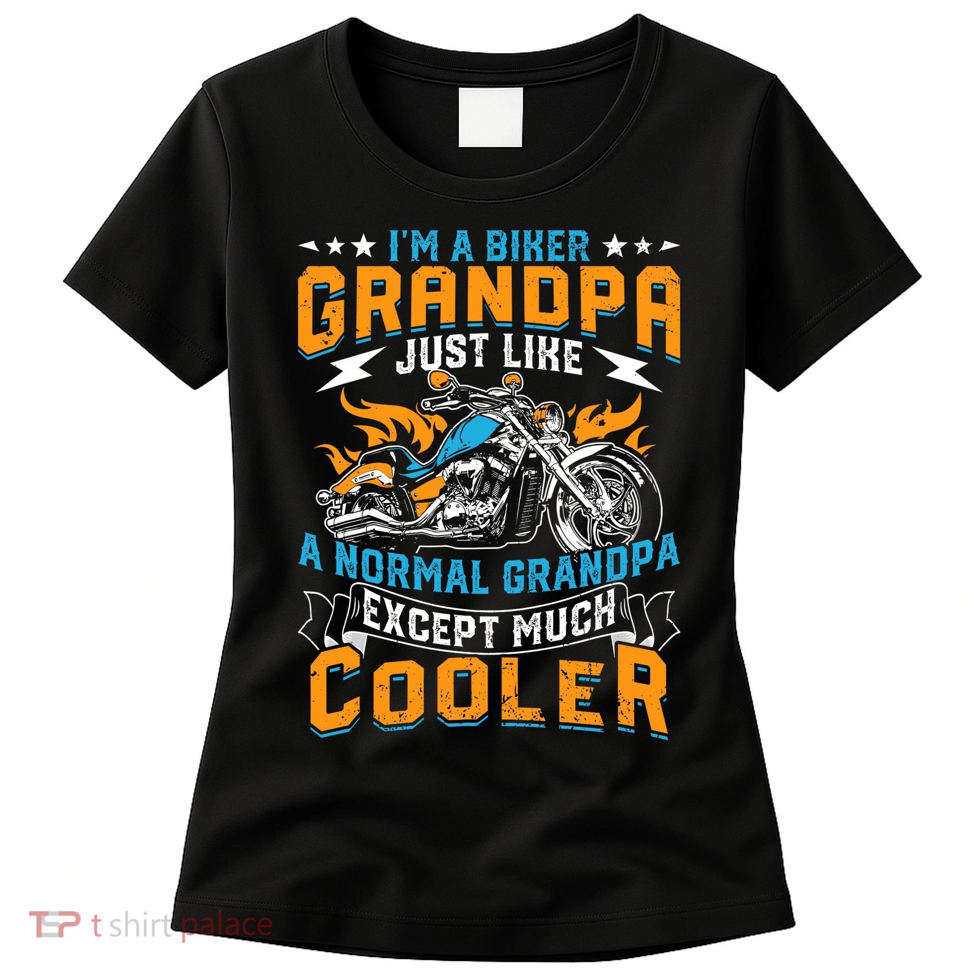 Cool Grandpa Motorcycle Gift Idea Women's T-Shirt
