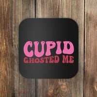 Cupid Ghosted Me Funny Valentines Day Coaster thumb 0
