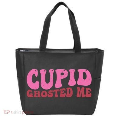 Cupid Ghosted Me Funny Valentines Day Tote Bag