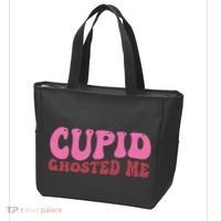 Cupid Ghosted Me Funny Valentines Day Tote Bag thumb 3