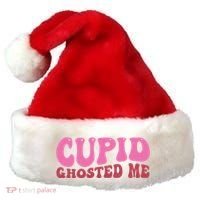 Cupid Ghosted Me Funny Valentines Day Santa Hat thumb 0