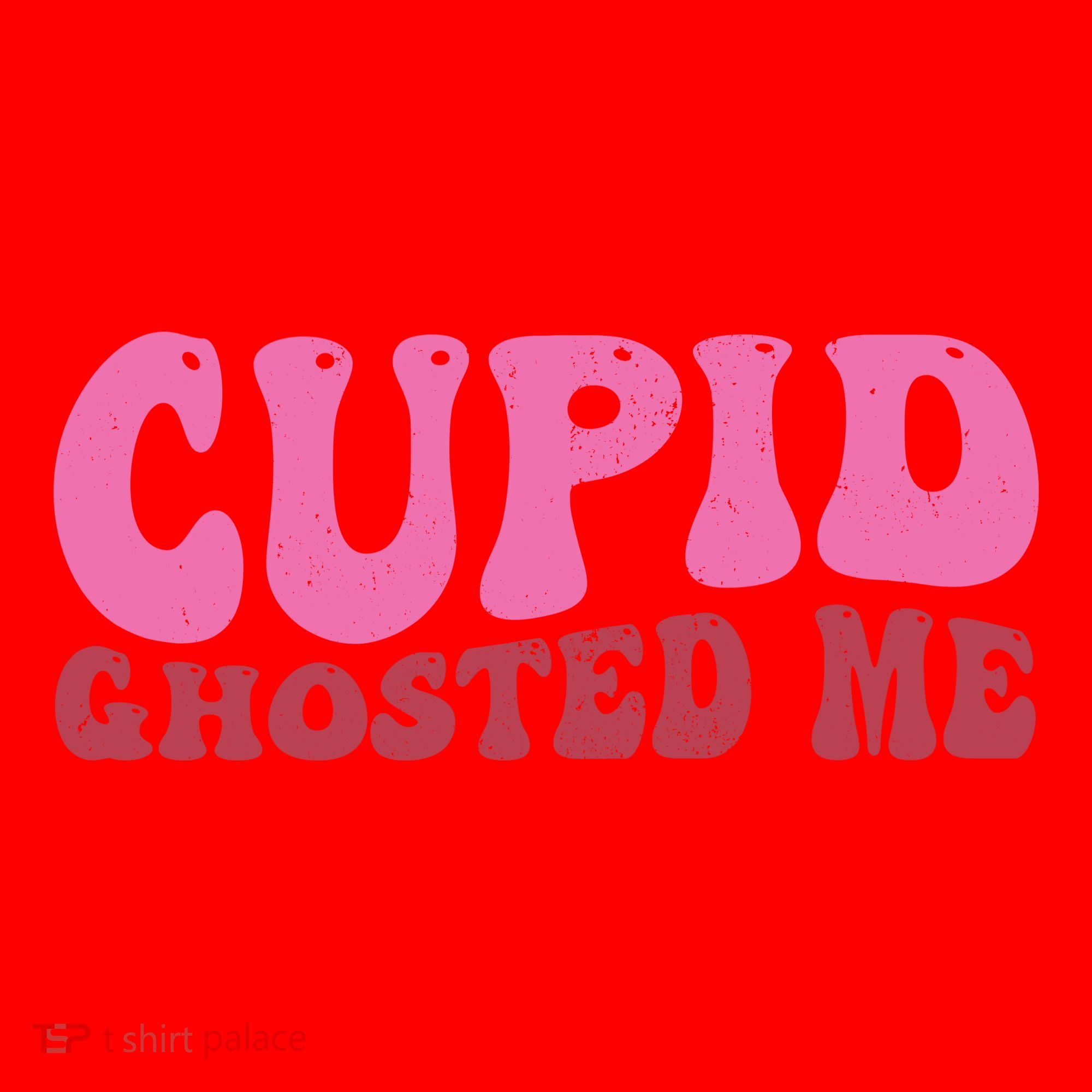 Cupid Ghosted Me Funny Valentines Day Santa Hat
