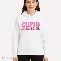 Cupid Ghosted Me Funny Valentines Day Hoodie thumb 5