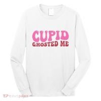 Cupid Ghosted Me Funny Valentines Day Long Sleeve Shirt thumb 0