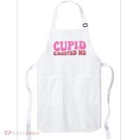 Cupid Ghosted Me Funny Valentines Day Apron thumb 0
