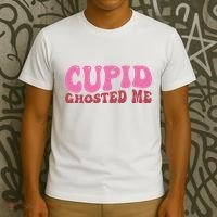 Cupid Ghosted Me Funny Valentines Day T-Shirt thumb 3