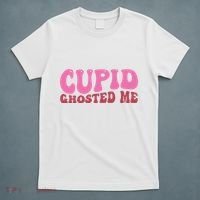 Cupid Ghosted Me Funny Valentines Day T-Shirt thumb 5