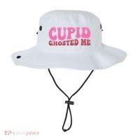 Cupid Ghosted Me Funny Valentines Day Bucket Hat thumb 0
