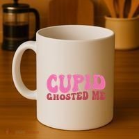 Cupid Ghosted Me Funny Valentines Day Coffee Mug thumb 4