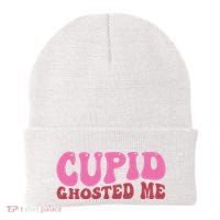 Cupid Ghosted Me Funny Valentines Day Beanie thumb 0