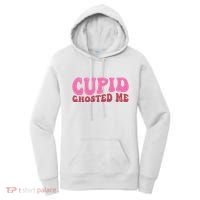 Cupid Ghosted Me Funny Valentines Day Women's Hoodie thumb 0