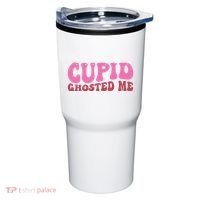 Cupid Ghosted Me Funny Valentines Day Tumbler thumb 0
