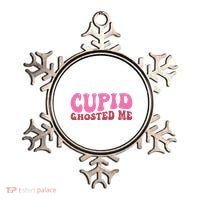 Cupid Ghosted Me Funny Valentines Day Ornament thumb 0