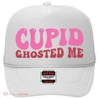 Cupid Ghosted Me Funny Valentines Day Hat thumb 0