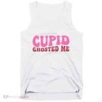 Cupid Ghosted Me Funny Valentines Day Tank Top thumb 0