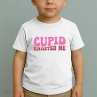 Cupid Ghosted Me Funny Valentines Day Toddler T-Shirt thumb 2