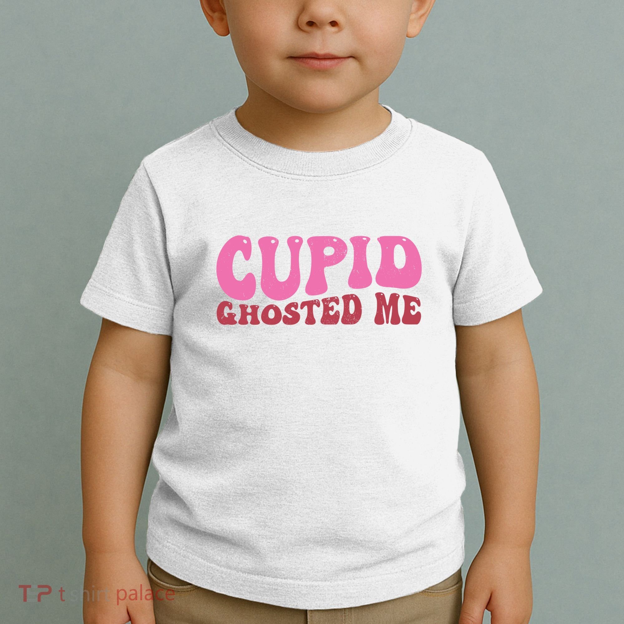 Cupid Ghosted Me Funny Valentines Day Toddler T-Shirt