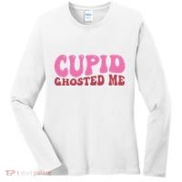 Cupid Ghosted Me Funny Valentines Day Women's Long Sleeve Shirt thumb 0